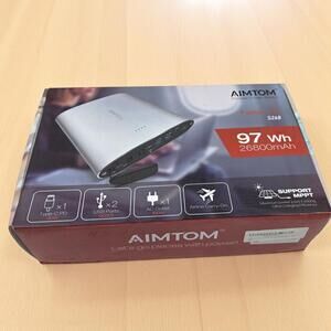 AIMTOM Power Station S268 97Wh 26800mAh 100W AC PD30W QC3.0 MPPT Solar Generator